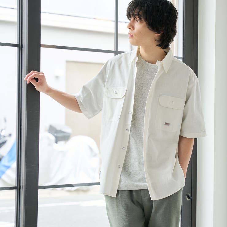 OFF WHITE | SMITH’S（スミス）別注 ショートスリーブワークシャツ | coen【men】