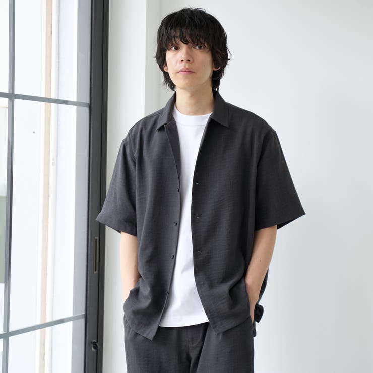 リネンライクリラックスシャツ【UVカット】 | coen【men】 | 詳細画像5 