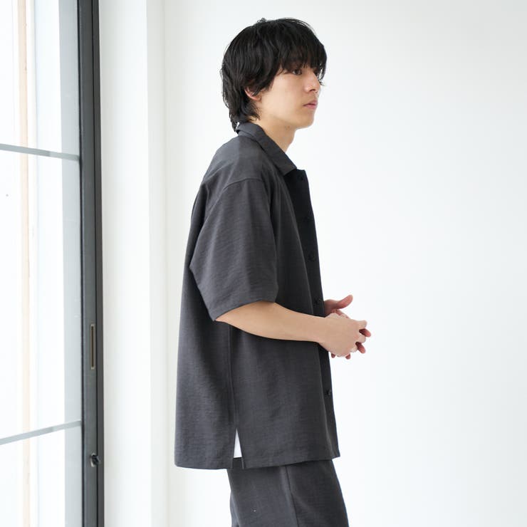 リネンライクリラックスシャツ【UVカット】 | coen【men】 | 詳細画像6 