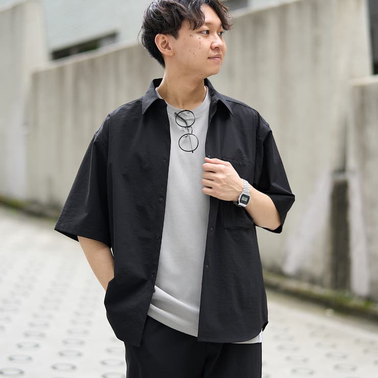 ＜父の日ギフトにもおすすめ＞【ストレッチ、吸水速乾、通気性、防シワ、UVカット】… | coen【men】 | 詳細画像4 