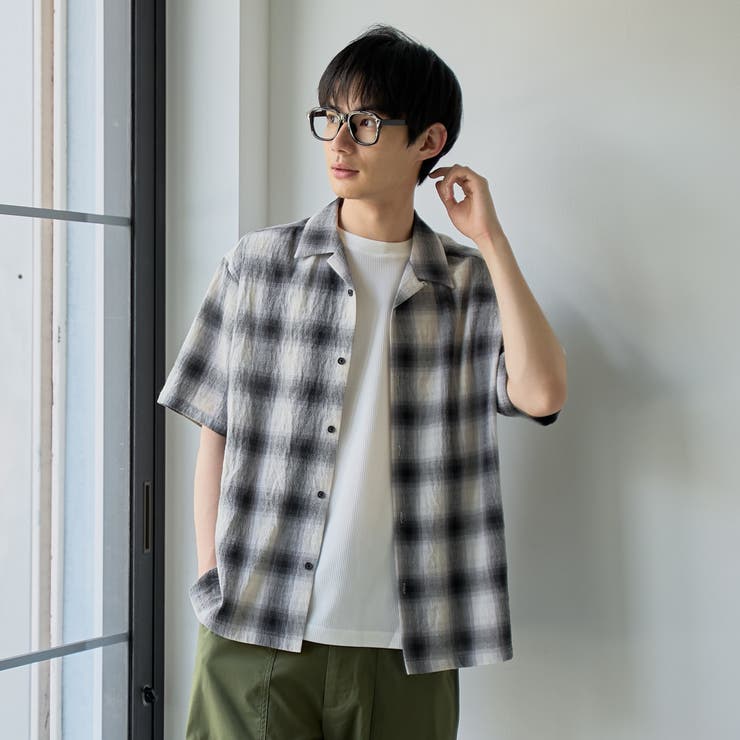 オンブレーチェックシャツ | coen【men】 | 詳細画像10 