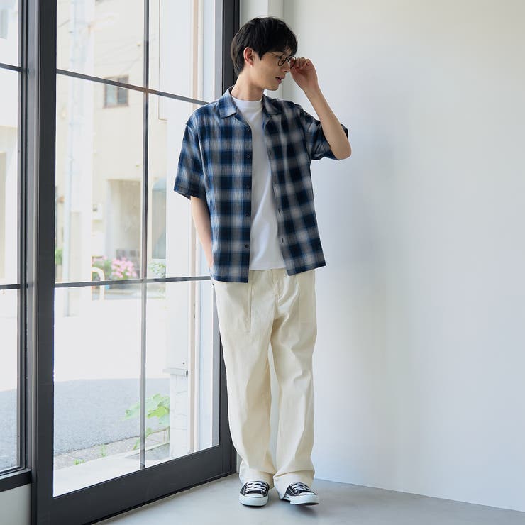 オンブレーチェックシャツ | coen【men】 | 詳細画像2 