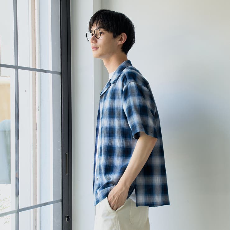 オンブレーチェックシャツ | coen【men】 | 詳細画像5 
