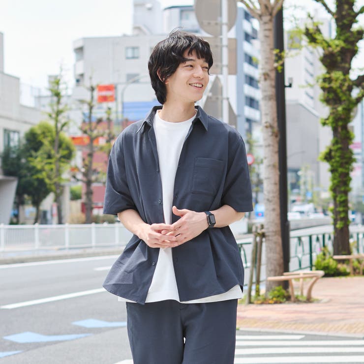 【爽多(R)】リラックス半袖シャツ ーストレッチ、吸水速乾、通気性、洗濯機洗い可… | coen【men】 | 詳細画像10 