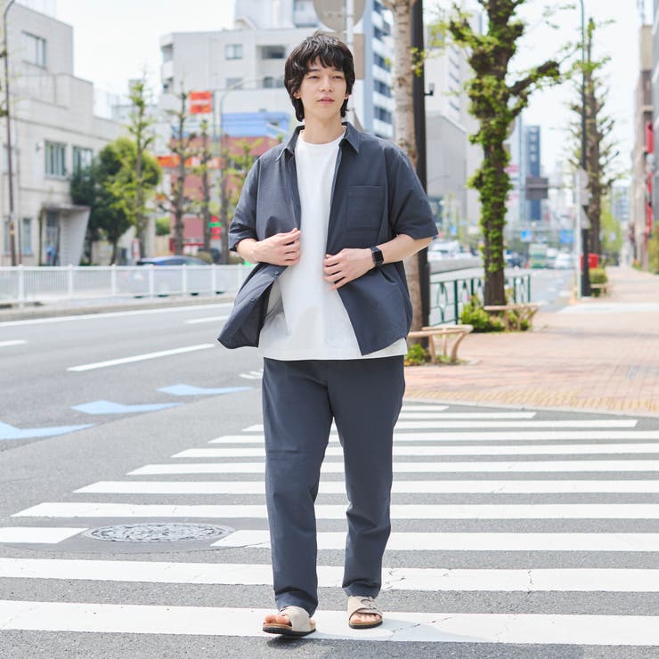 【爽多(R)】リラックス半袖シャツ ーストレッチ、吸水速乾、通気性、洗濯機洗い可… | coen【men】 | 詳細画像13 