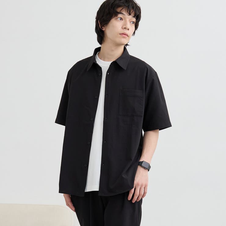 【爽多(R)】リラックス半袖シャツ ーストレッチ、吸水速乾、通気性、洗濯機洗い可… | coen【men】 | 詳細画像14 