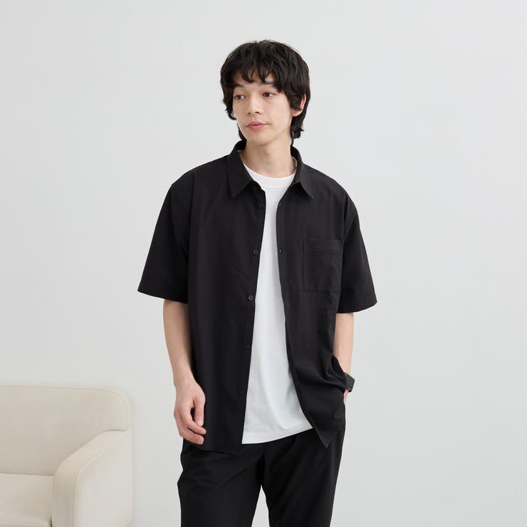 【爽多(R)】リラックス半袖シャツ ーストレッチ、吸水速乾、通気性、洗濯機洗い可… | coen【men】 | 詳細画像15 