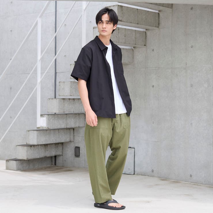 【爽多(R)】リラックス半袖シャツ ーストレッチ、吸水速乾、通気性、洗濯機洗い可… | coen【men】 | 詳細画像3 