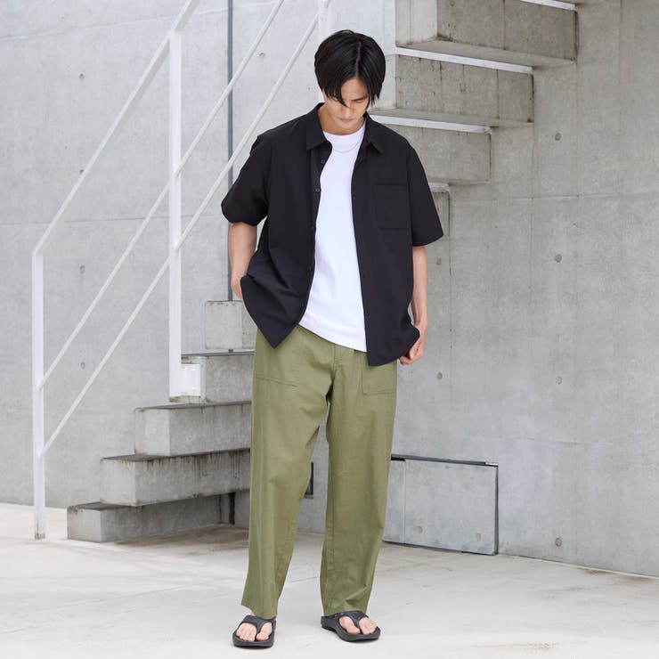 【爽多(R)】リラックス半袖シャツ ーストレッチ、吸水速乾、通気性、洗濯機洗い可… | coen【men】 | 詳細画像5 