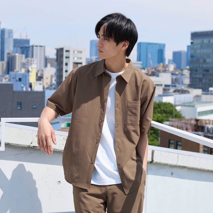 【爽多(R)】リラックス半袖シャツ ーストレッチ、吸水速乾、通気性、洗濯機洗い可… | coen【men】 | 詳細画像6 