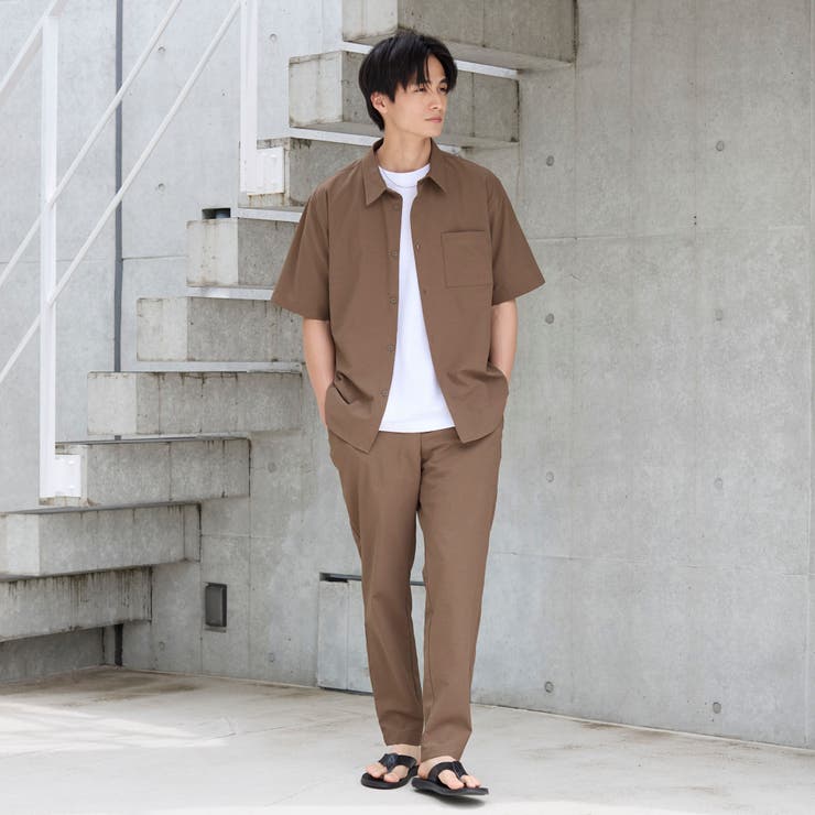 【爽多(R)】リラックス半袖シャツ ーストレッチ、吸水速乾、通気性、洗濯機洗い可… | coen【men】 | 詳細画像9 