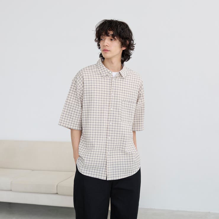 コットンシアーチェックシャツ | coen【men】 | 詳細画像11 