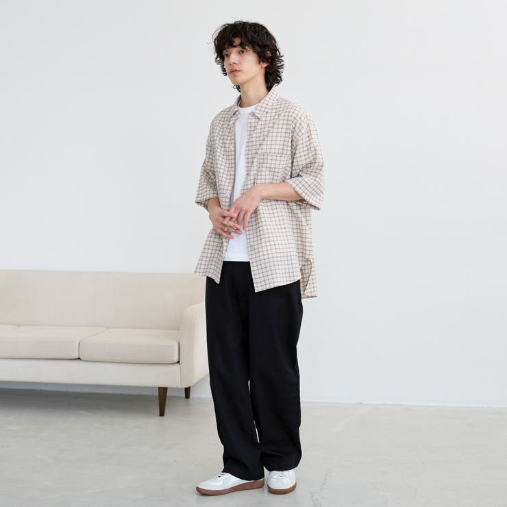 コットンシアーチェックシャツ | coen【men】 | 詳細画像12 