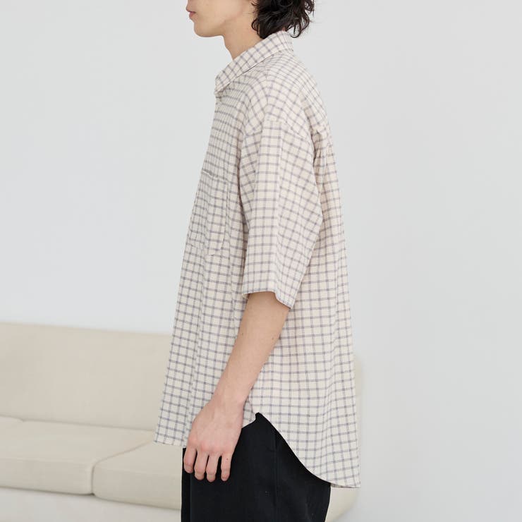 コットンシアーチェックシャツ | coen【men】 | 詳細画像16 