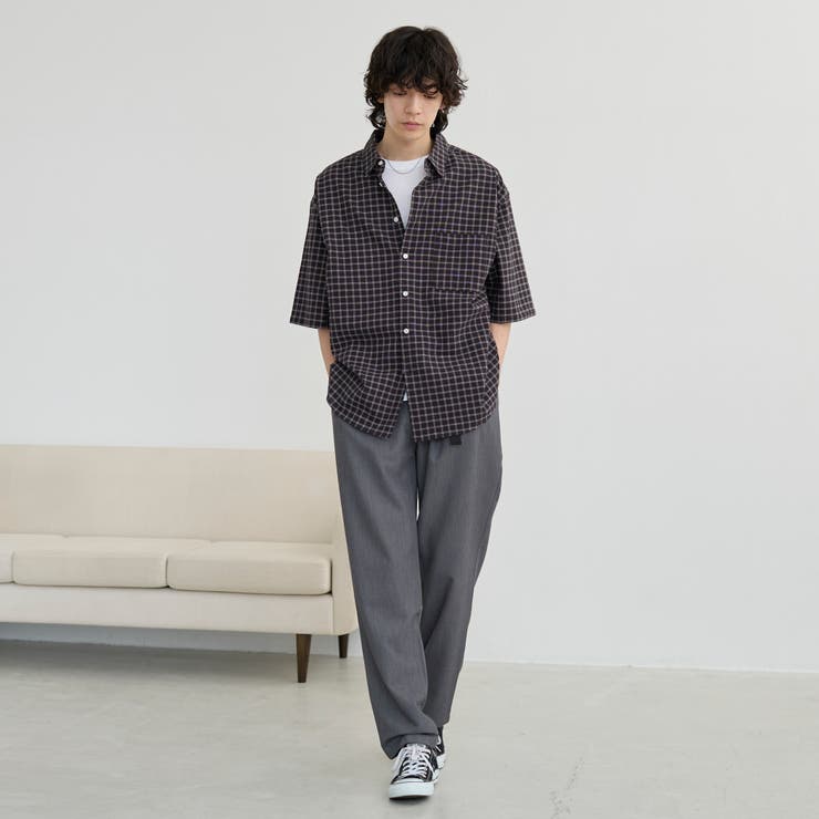 コットンシアーチェックシャツ | coen【men】 | 詳細画像3 