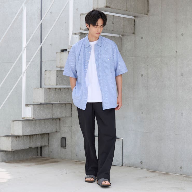 リネンコットンショートスリーブシャツ | coen【men】 | 詳細画像11 