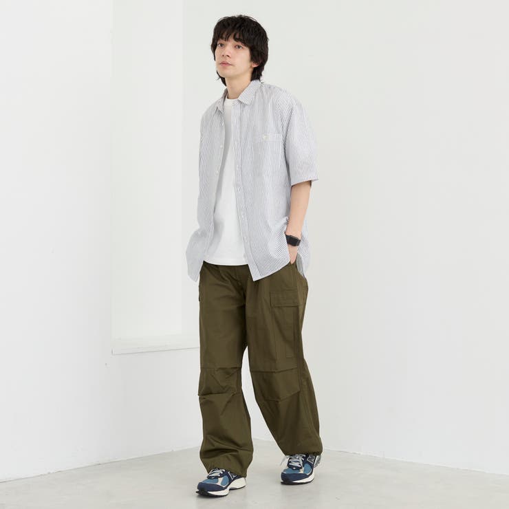 リネンコットンショートスリーブシャツ | coen【men】 | 詳細画像5 