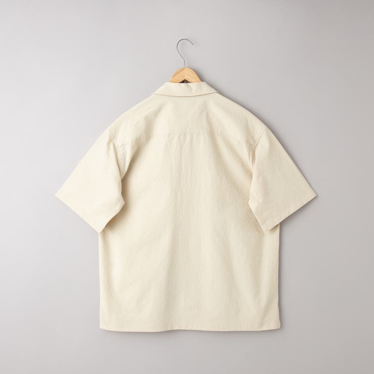 エンボス加工ビンテージライクオープンカラーシャツ ー吸水速乾ー | coen【men】 | 詳細画像39 