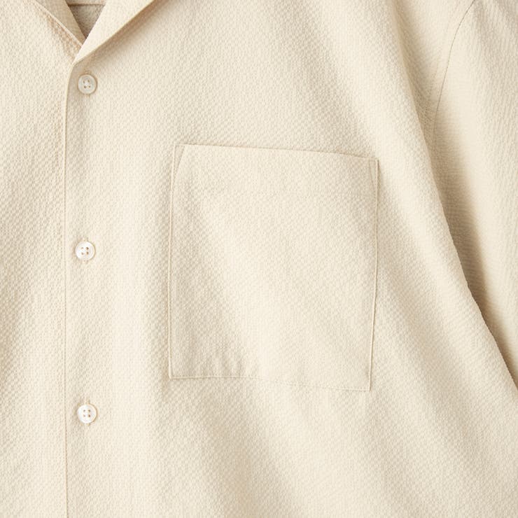 エンボス加工ビンテージライクオープンカラーシャツ ー吸水速乾ー | coen【men】 | 詳細画像41 