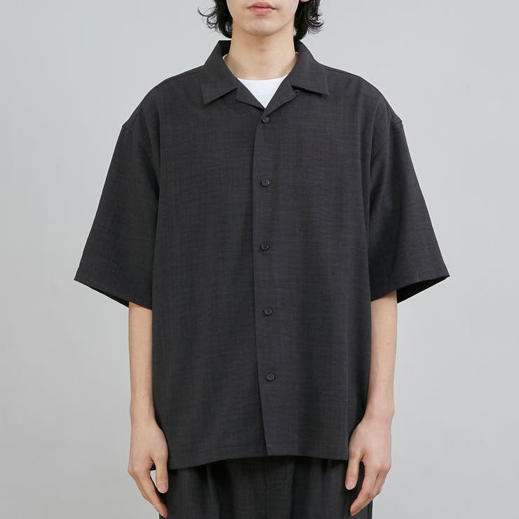 リネンライクオープンカラーシャツ | coen【men】 | 詳細画像36 