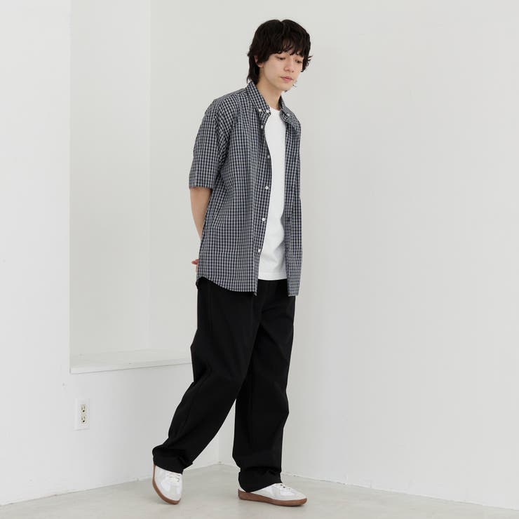 Teddy Bear(テディベア）別注ハーフスリーブボタンダウンシャツ（ネイビー… | coen【men】 | 詳細画像10 