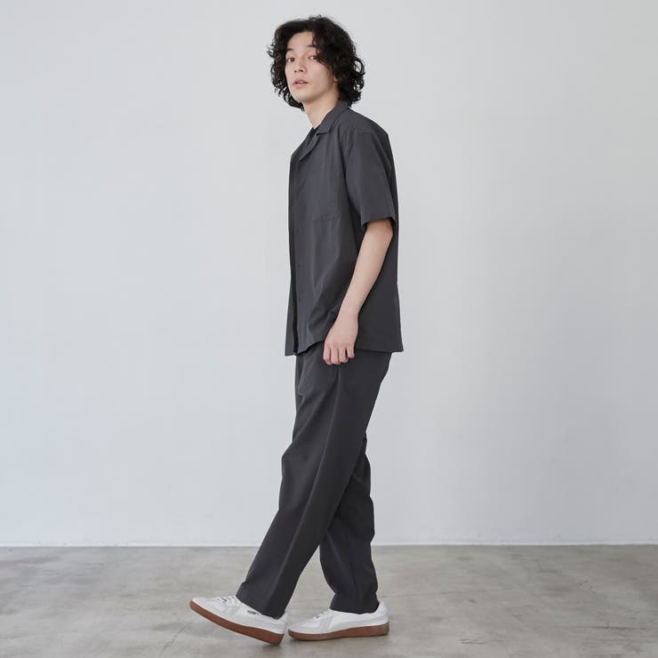 COOL&DRYエンボスオープンカラーシャツ（WEB限定カラー）[品番