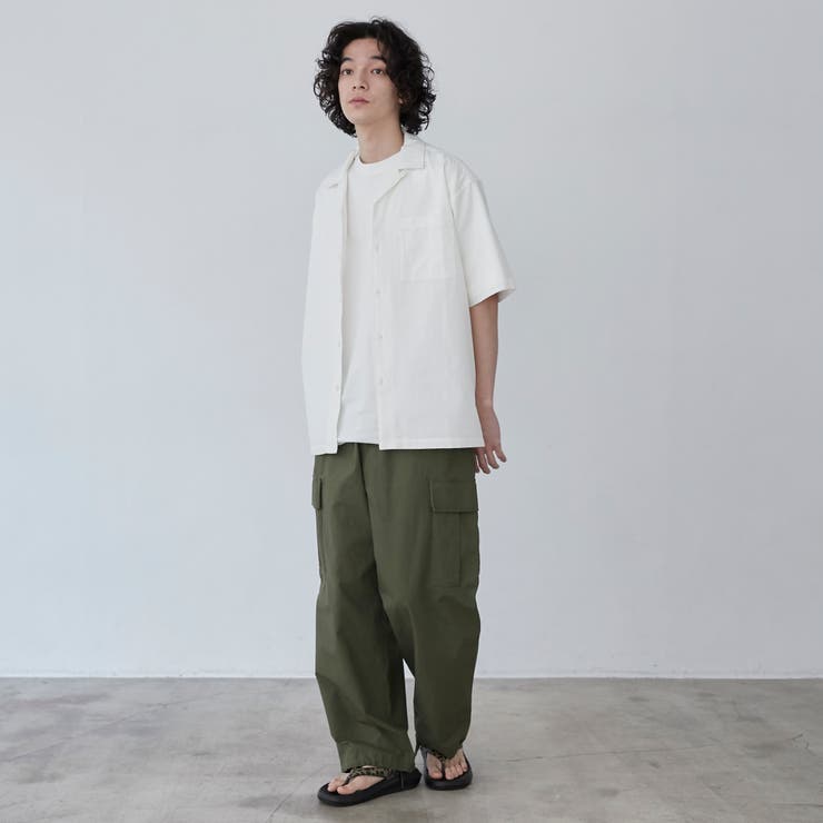 COOL&DRYエンボスオープンカラーシャツ（WEB限定カラー）[品番