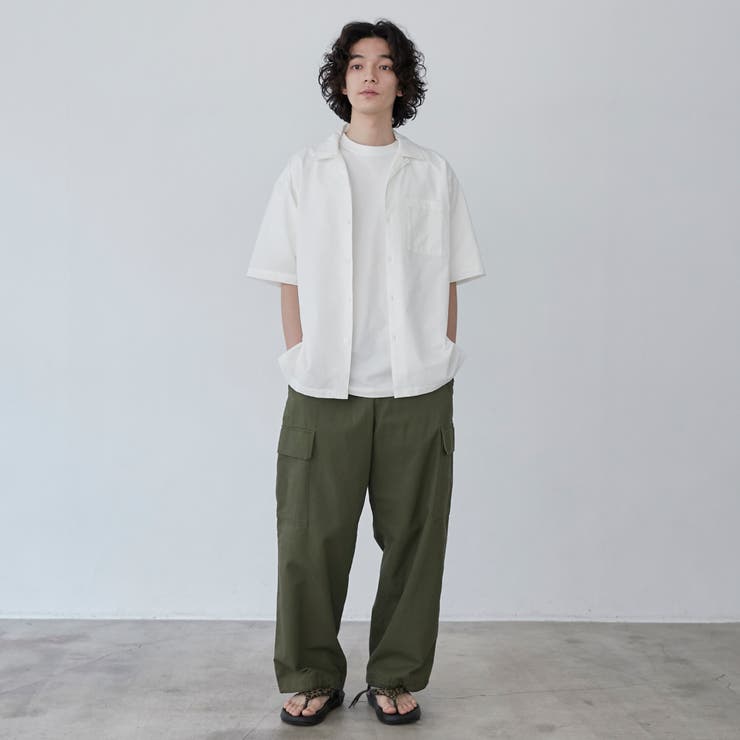 COOL&DRYエンボスオープンカラーシャツ（WEB限定カラー）[品番