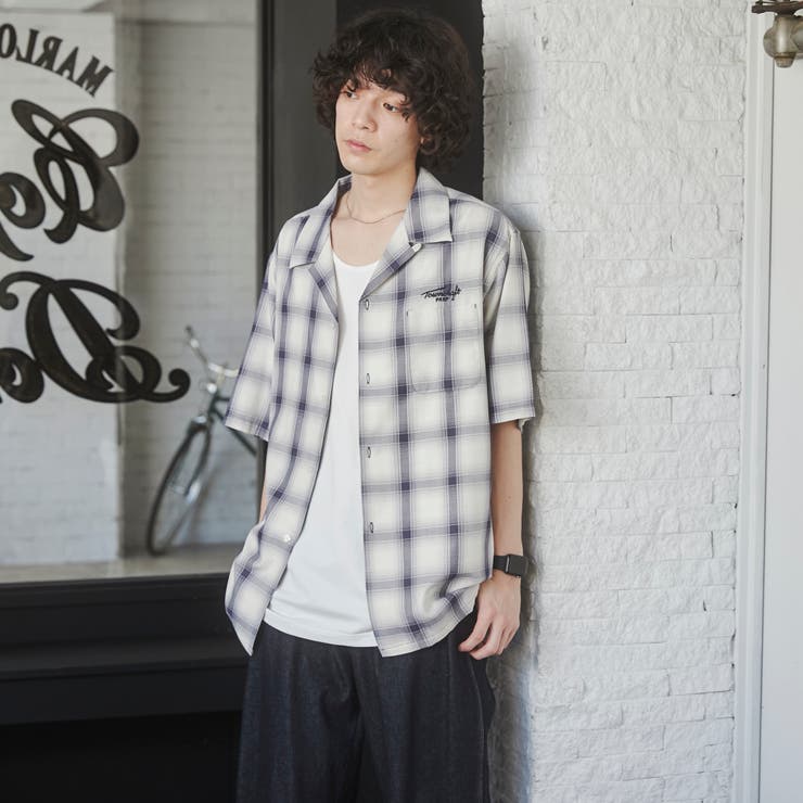 TOWNCRAFT（タウンクラフト）別注オンブレチェックショートスリーブシャツ | coen【men】 | 詳細画像10 