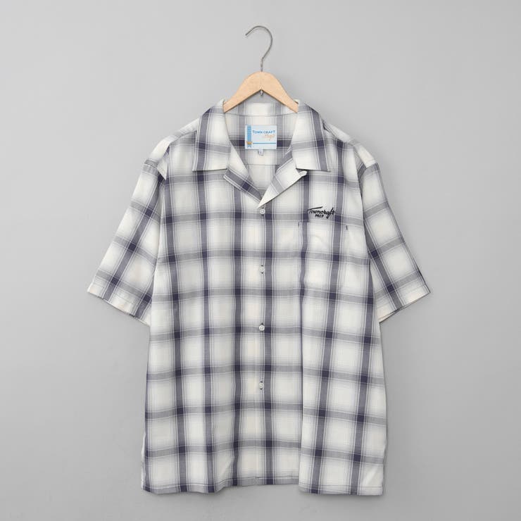 TOWNCRAFT（タウンクラフト）別注オンブレチェックショートスリーブシャツ | coen【men】 | 詳細画像13 
