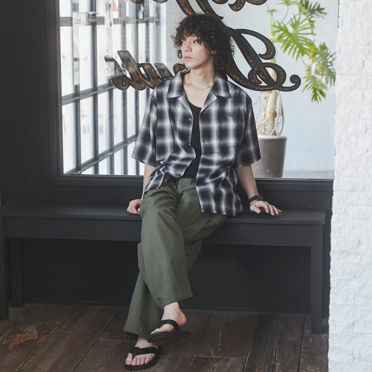 TOWNCRAFT（タウンクラフト）別注オンブレチェックショートスリーブシャツ | coen【men】 | 詳細画像4 