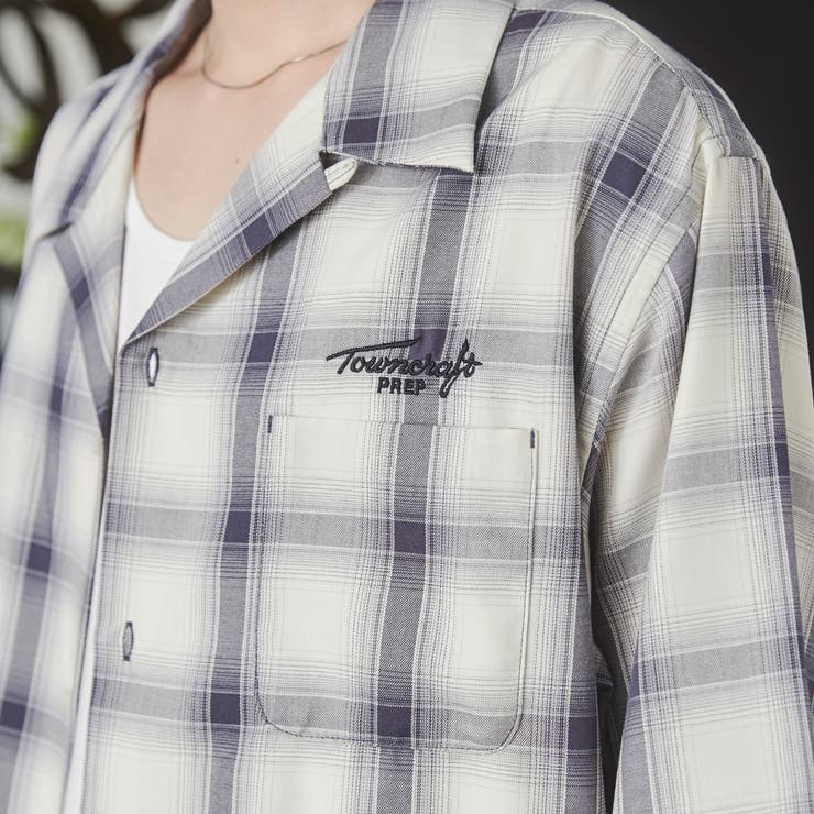 TOWNCRAFT（タウンクラフト）別注オンブレチェックショートスリーブシャツ | coen【men】 | 詳細画像7 