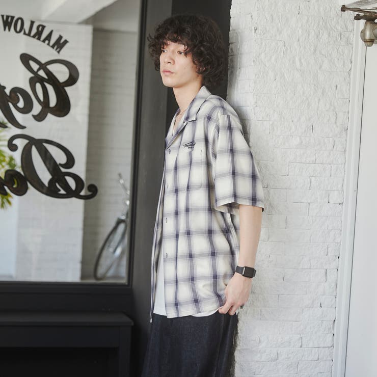TOWNCRAFT（タウンクラフト）別注オンブレチェックショートスリーブシャツ | coen【men】 | 詳細画像8 