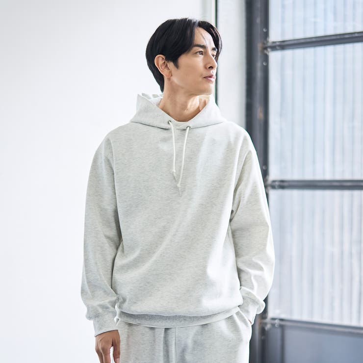 クリーンプラススウェットプルオーバーパーカー【防汚（食品汚れ）、UVカット】 | coen【men】 | 詳細画像8 