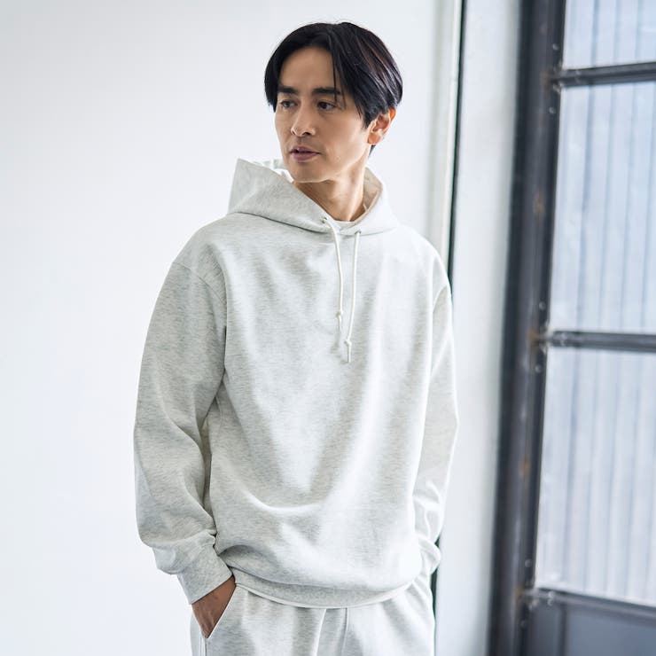 クリーンプラススウェットプルオーバーパーカー【防汚（食品汚れ）、UVカット】 | coen【men】 | 詳細画像9 