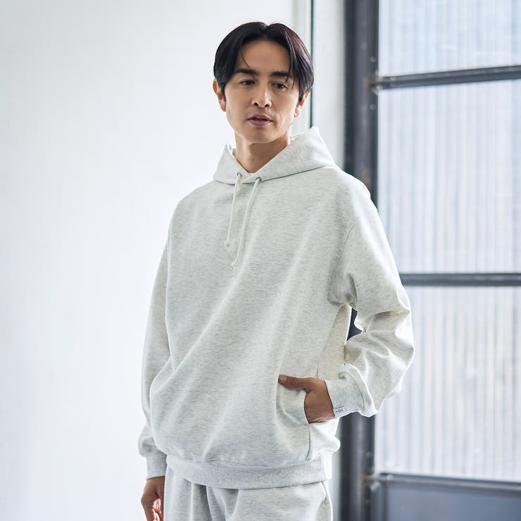 クリーンプラススウェットプルオーバーパーカー【防汚（食品汚れ）、UVカット】 | coen【men】 | 詳細画像10 