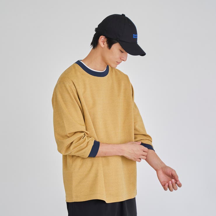 クリーンプラス ボーダーロングスリーブTシャツ | coen【men】 | 詳細画像9 