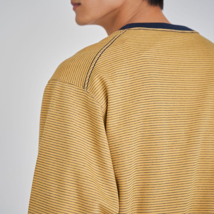 クリーンプラス ボーダーロングスリーブTシャツ | coen【men】 | 詳細画像18 