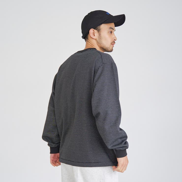 クリーンプラス ボーダーロングスリーブTシャツ | coen【men】 | 詳細画像4 