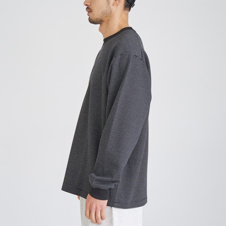 クリーンプラス ボーダーロングスリーブTシャツ | coen【men】 | 詳細画像20 