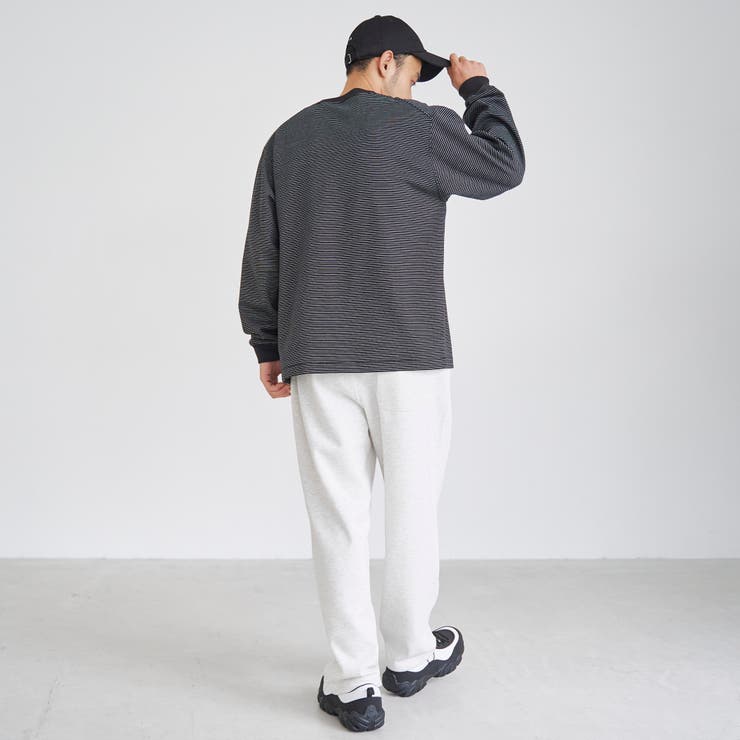 クリーンプラス ボーダーロングスリーブTシャツ | coen【men】 | 詳細画像7 