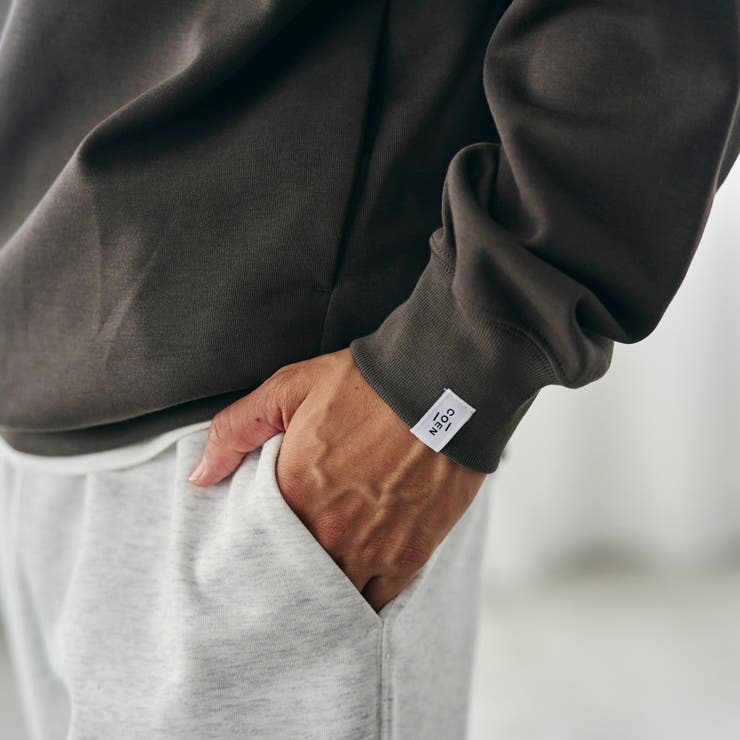 クリーンプラスロゴクルースウェット【防汚（食品汚れ）、UVカット】 | coen【men】 | 詳細画像18 