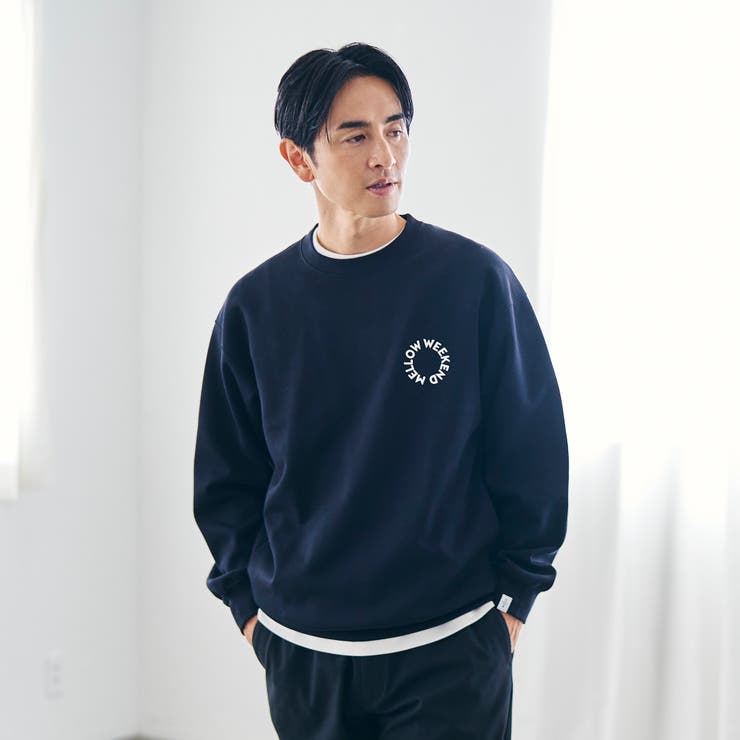 クリーンプラスロゴクルースウェット【防汚（食品汚れ）、UVカット】 | coen【men】 | 詳細画像2 