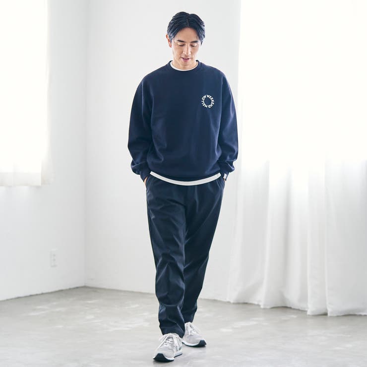 クリーンプラスロゴクルースウェット【防汚（食品汚れ）、UVカット】 | coen【men】 | 詳細画像3 