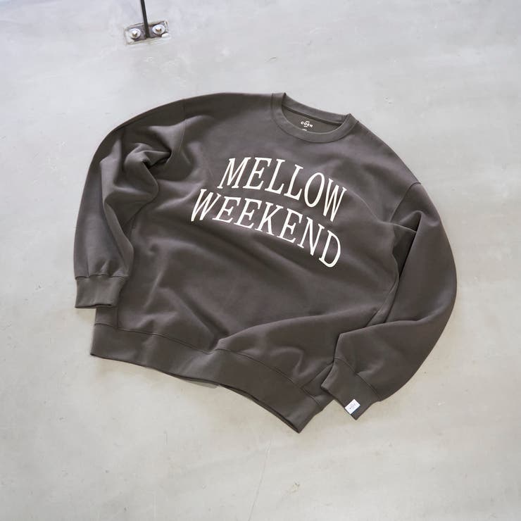 DK.GRAY | クリーンプラスロゴクルースウェット【防汚（食品汚れ）、UVカット】 | coen【men】