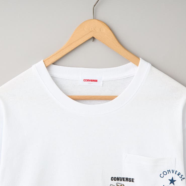 【WEB限定】CONVERSE （コンバース）天竺ポケットロングスリーブTシャツ | coen【men】 | 詳細画像9 