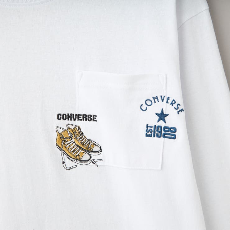 【WEB限定】CONVERSE （コンバース）天竺ポケットロングスリーブTシャツ | coen【men】 | 詳細画像12 