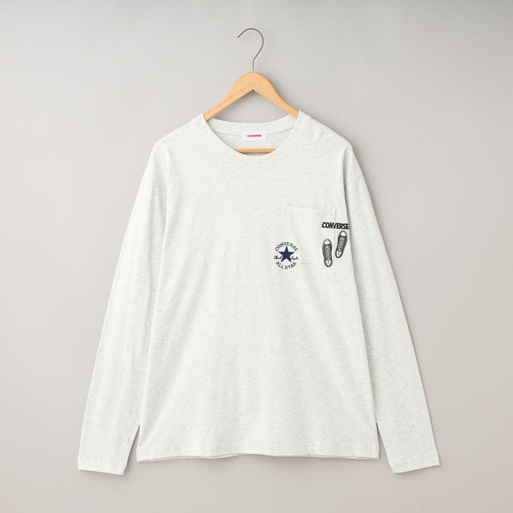 【WEB限定】CONVERSE （コンバース）天竺ポケットロングスリーブTシャツ | coen【men】 | 詳細画像16 