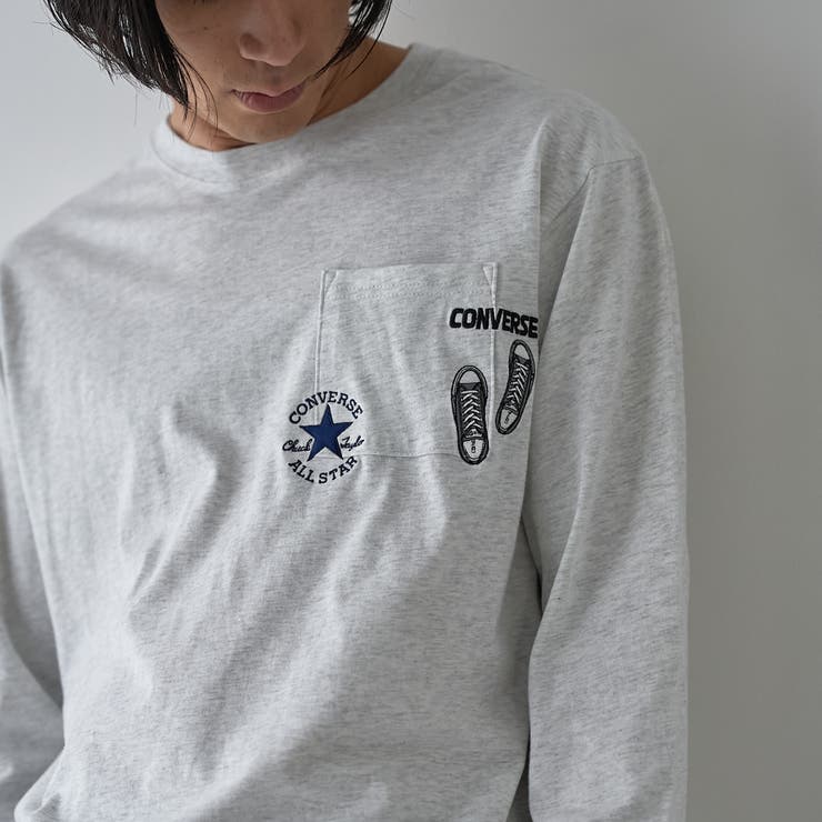 【WEB限定】CONVERSE （コンバース）天竺ポケットロングスリーブTシャツ | coen【men】 | 詳細画像7 