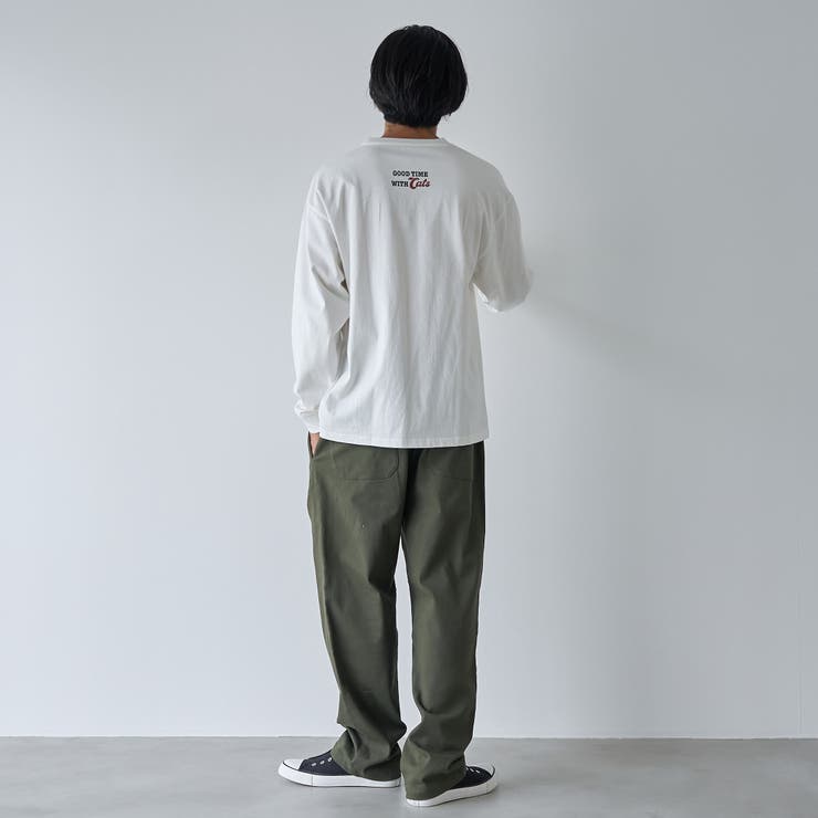 【WEB限定】アニマルプリントロングスリーブTシャツ | coen【men】 | 詳細画像3 